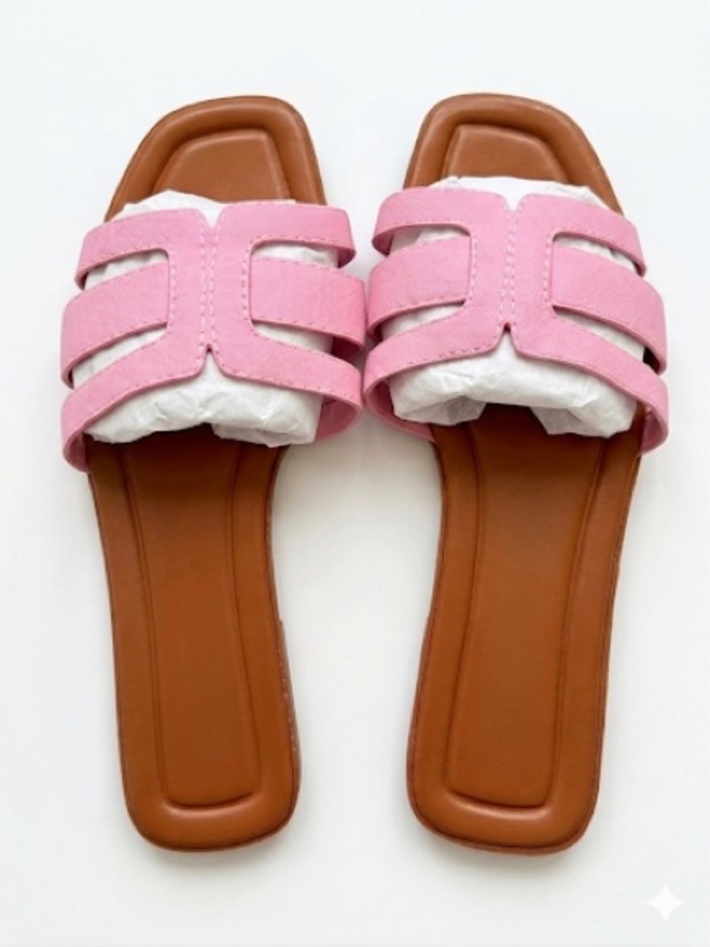 Women's Pink Slide Sandals